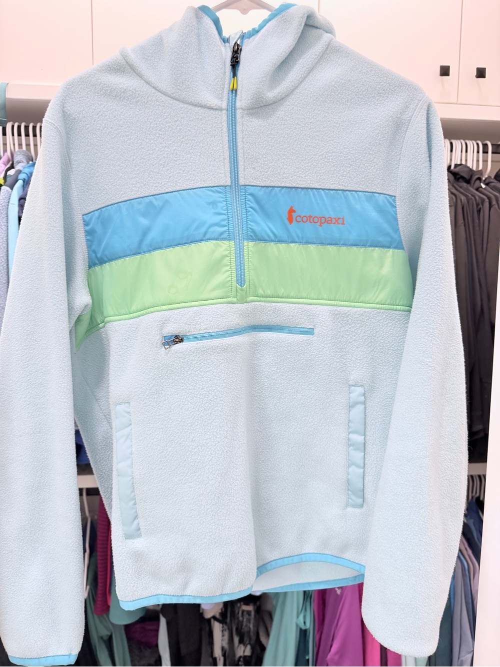 Cotopaxi Women’s Teca Fleece Hooded Half-Zip Jacket, Size Large